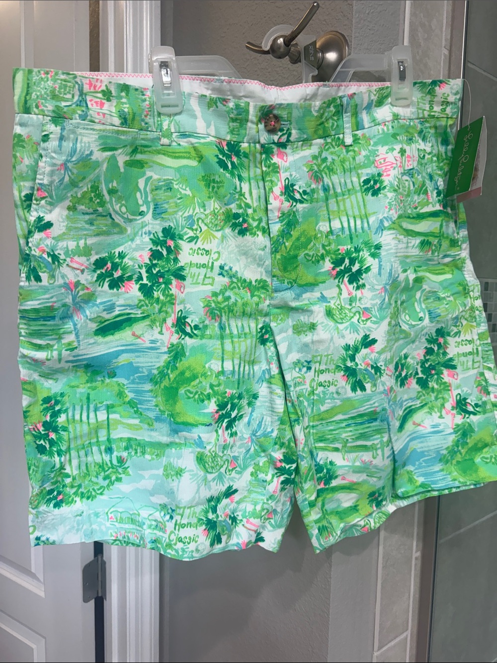 Lilly Pulitzer Mens Beaumont Short Seasalt Blue Honda Classic Size 38 New w/ Tag